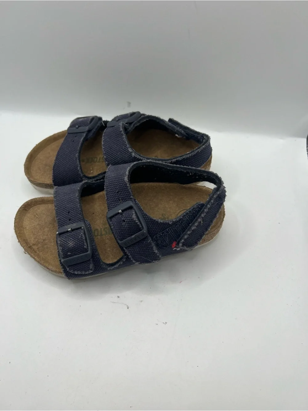 Birkenstock Navy Kids Double-Strap Open-Toe Sandals